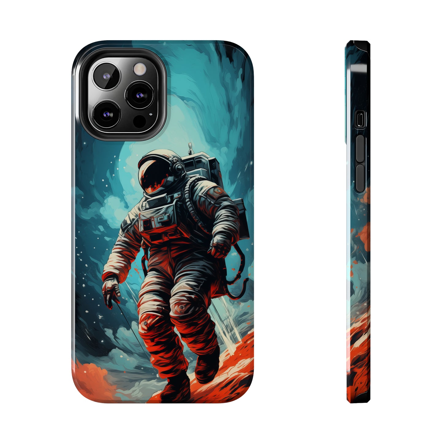 Astronaut #01, iPhone 7, 8, X, 11, 12, 13, 14, 15+ case.