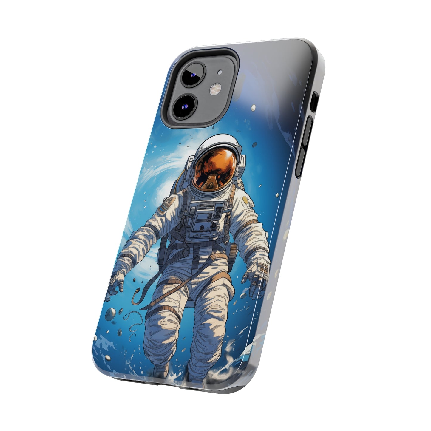 Astronaut #02, iPhone 7, 8, X, 11, 12, 13, 14, 15+ case.