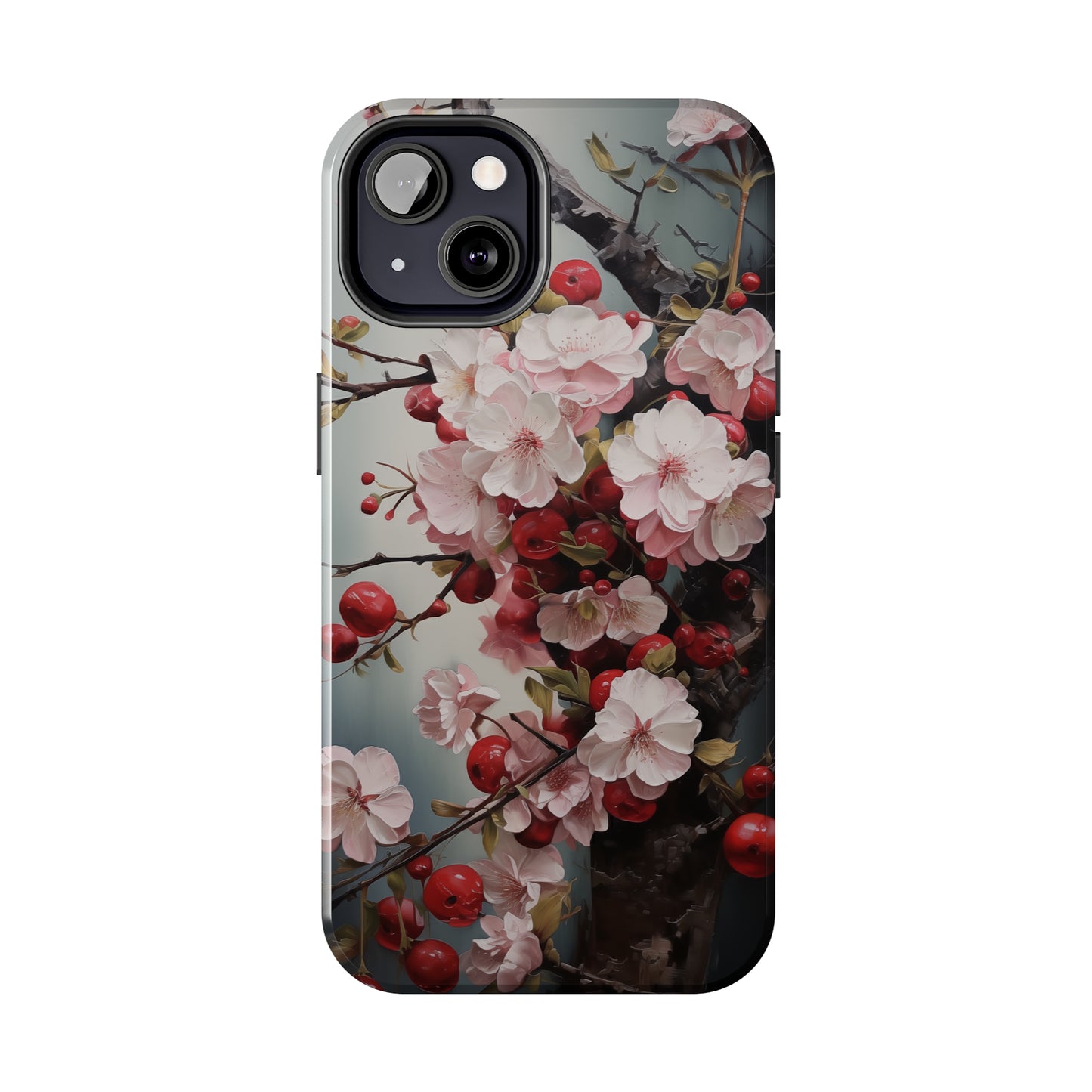 Cherries #08, iPhone 7, 8, X, 11, 12, 13, 14, 15+ case.