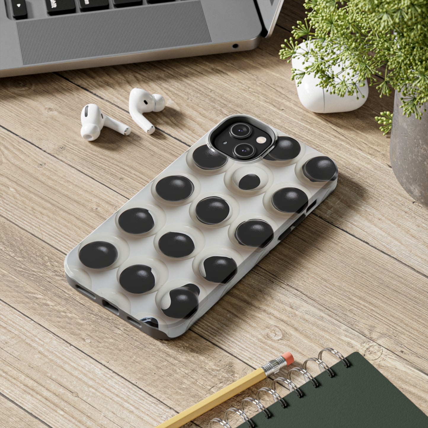 Dots, iPhone 7, 8, X, 11, 12, 13, 14, 15+ case.