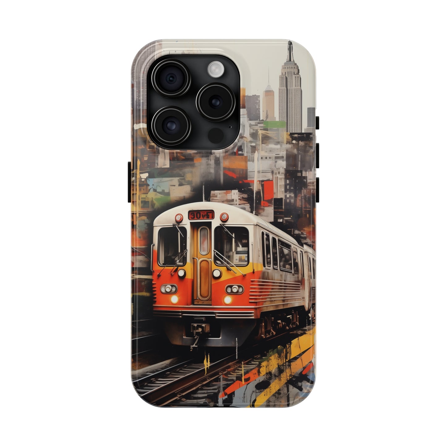 New York City, subway, iPhone 7, 8, X, 11, 12, 13, 14, 15+ case.