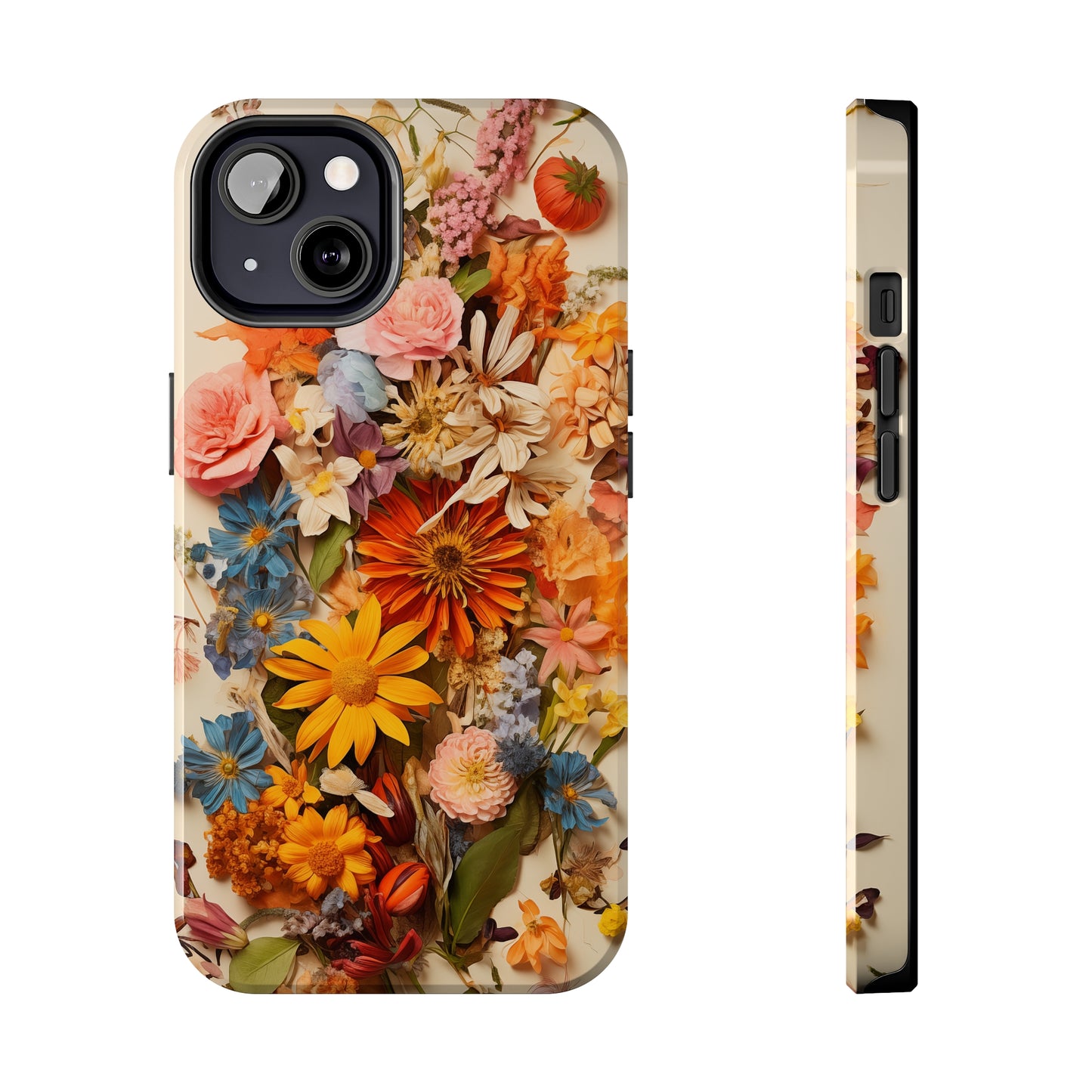 Dried Flowers #03, iPhone 7, 8, X, 11, 12, 13, 14, 15+ case.