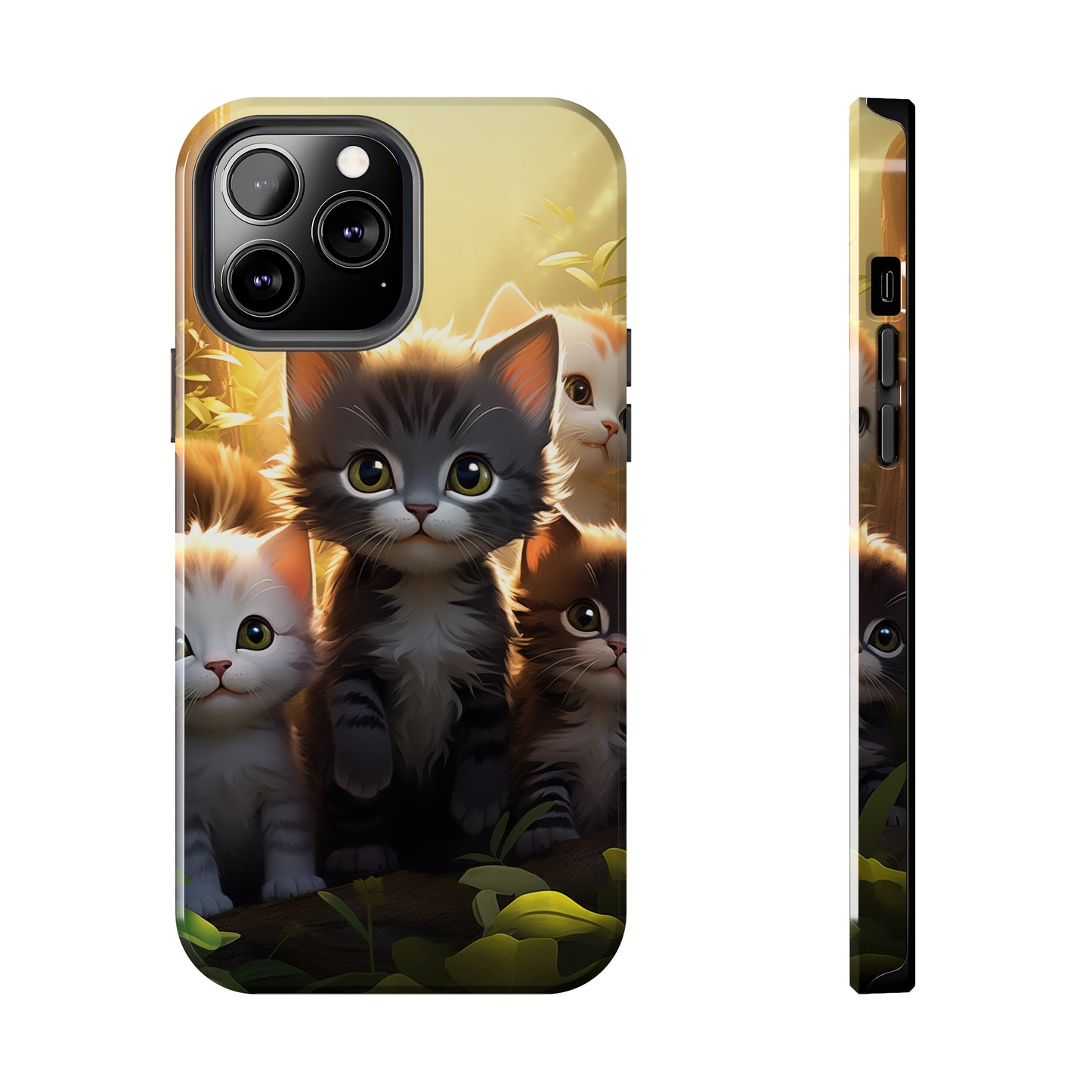 Kittens #02, iPhone 7, 8, X, 11, 12, 13, 14, 15+ case.