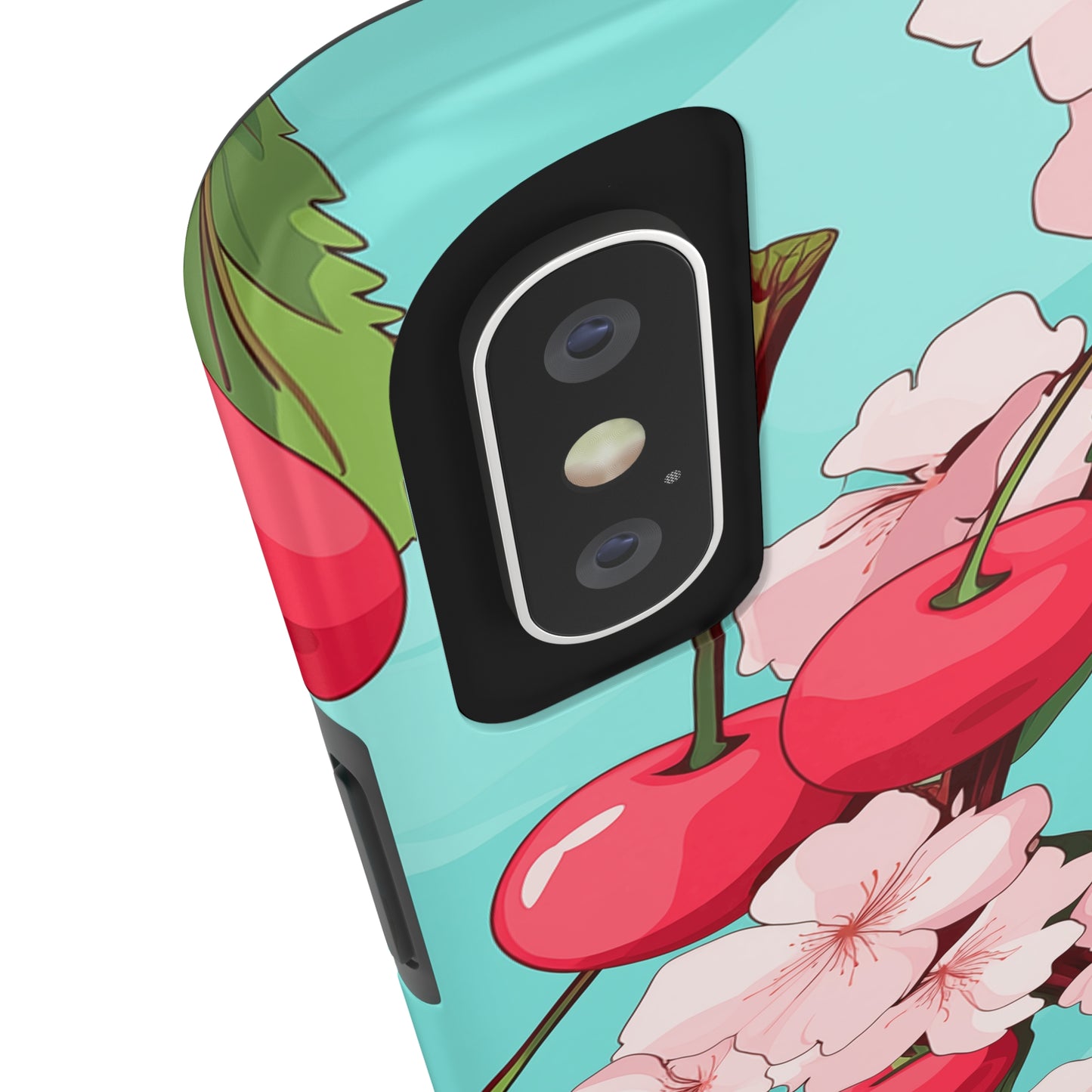 Cherries #06, iPhone 7, 8, X, 11, 12, 13, 14, 15+ case.