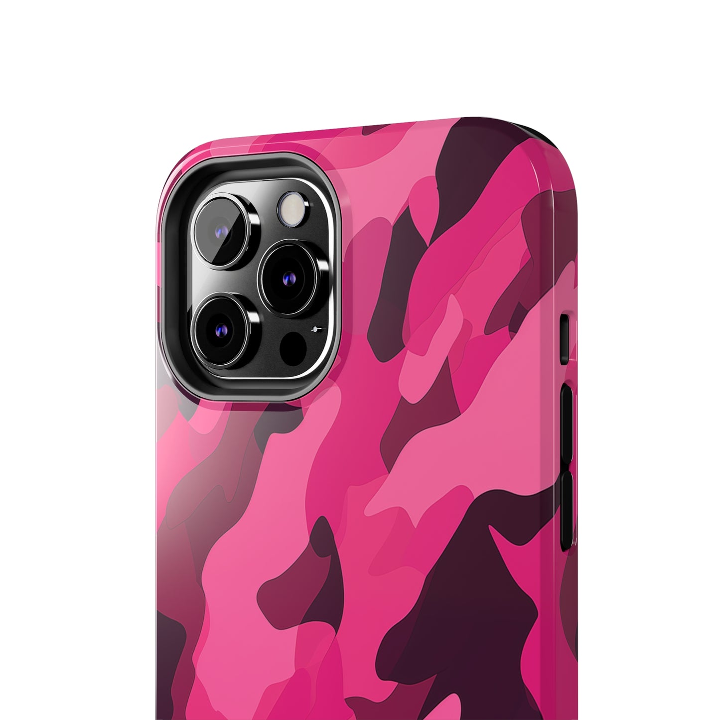 Pink Camouflage, iPhone 7, 8, X, 11, 12, 13, 14, 15+ case.