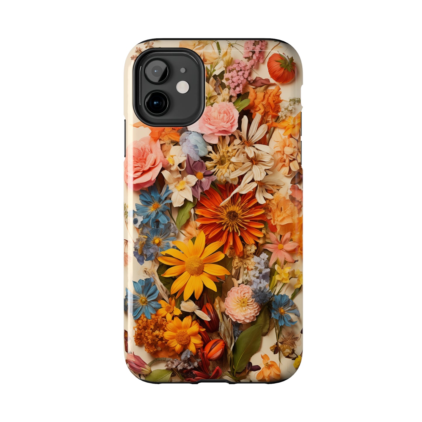 Dried Flowers #03, iPhone 7, 8, X, 11, 12, 13, 14, 15+ case.