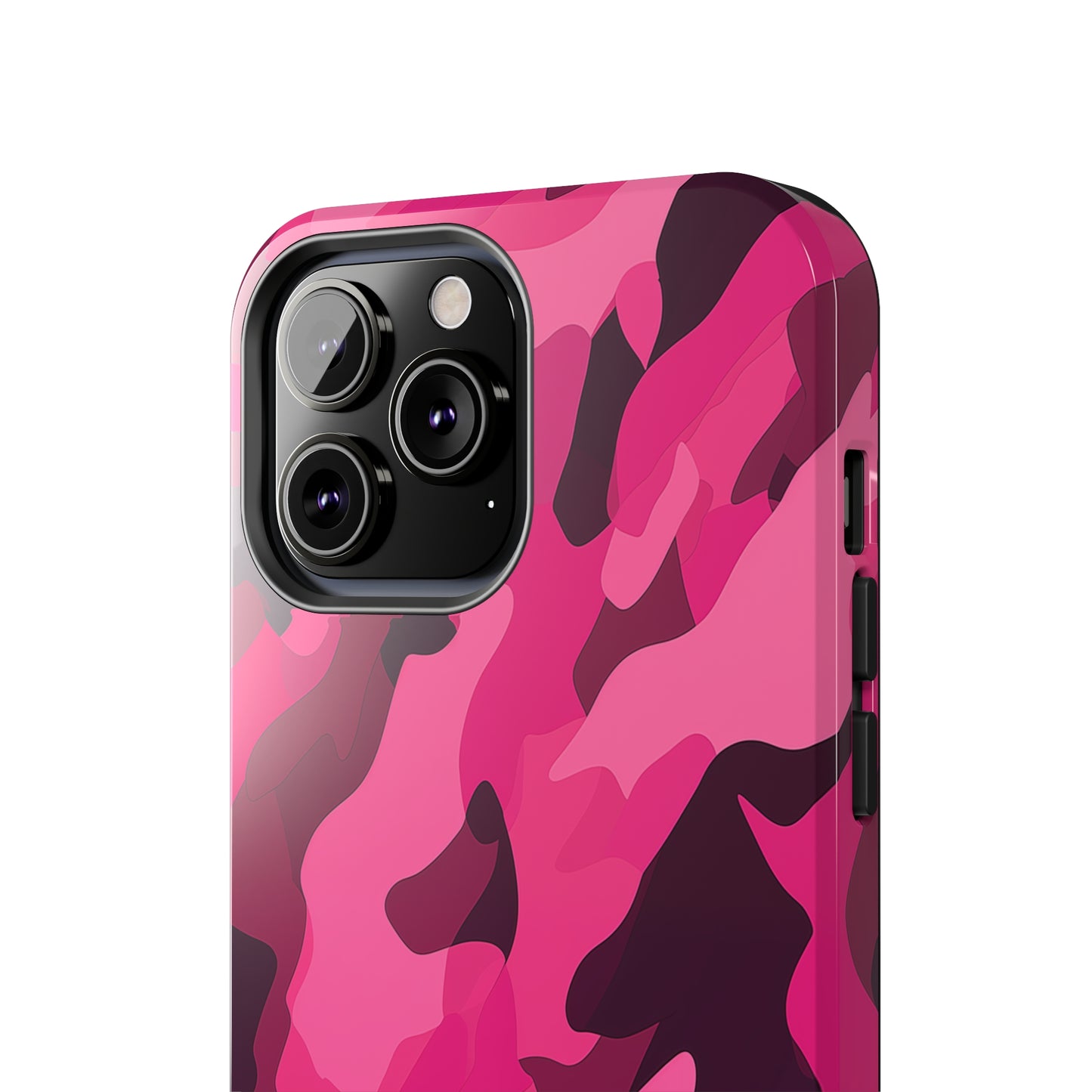 Pink Camouflage, iPhone 7, 8, X, 11, 12, 13, 14, 15+ case.