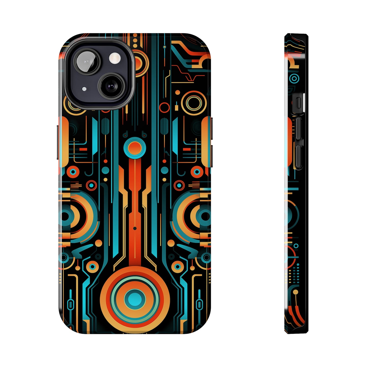 Futuristic #08, iPhone 7, 8, X, 11, 12, 13, 14, 15+ case.