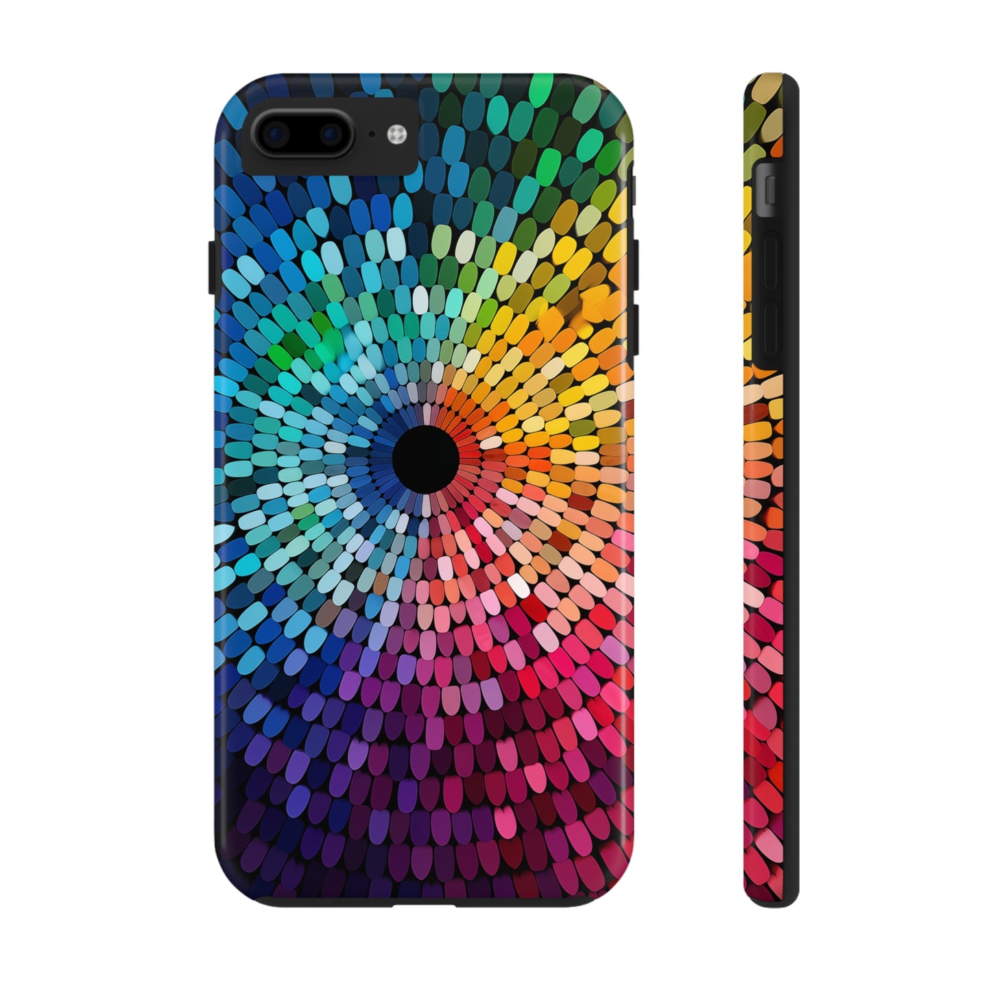 Rainbow Effect #02, iPhone 7, 8, X, 11, 12, 13, 14, 15+ case.