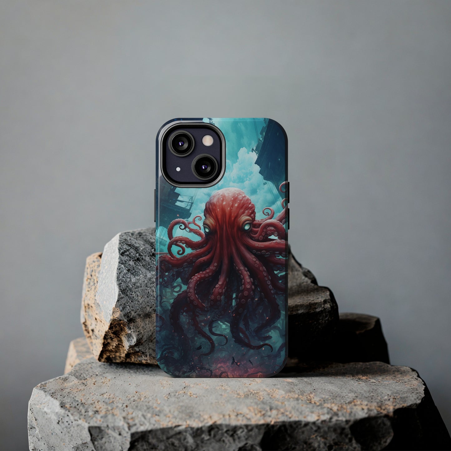 Octopus #01, iPhone 7, 8, X, 11, 12, 13, 14, 15+ case.