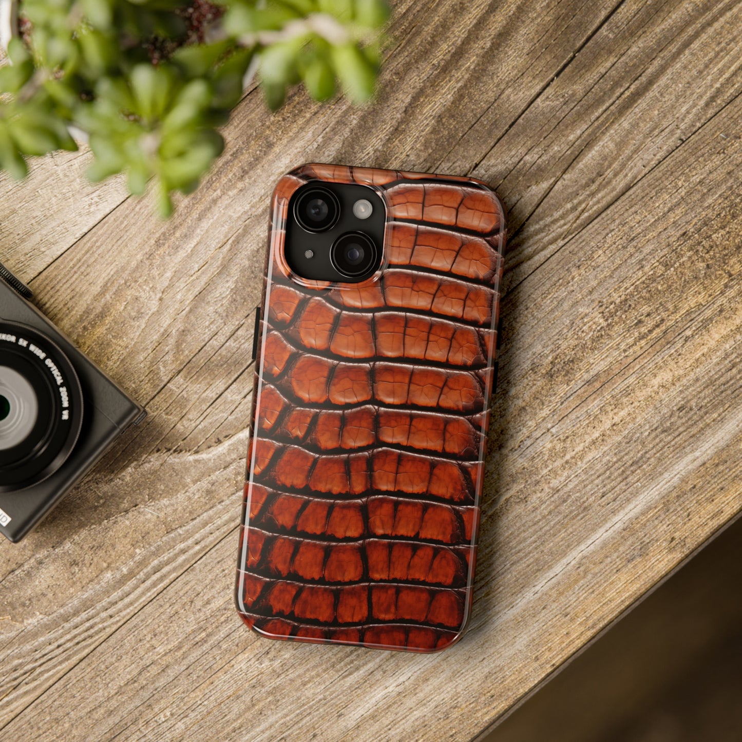 Alligator skin #04, iPhone 7, 8, X, 11, 12, 13, 14, 15+ case.