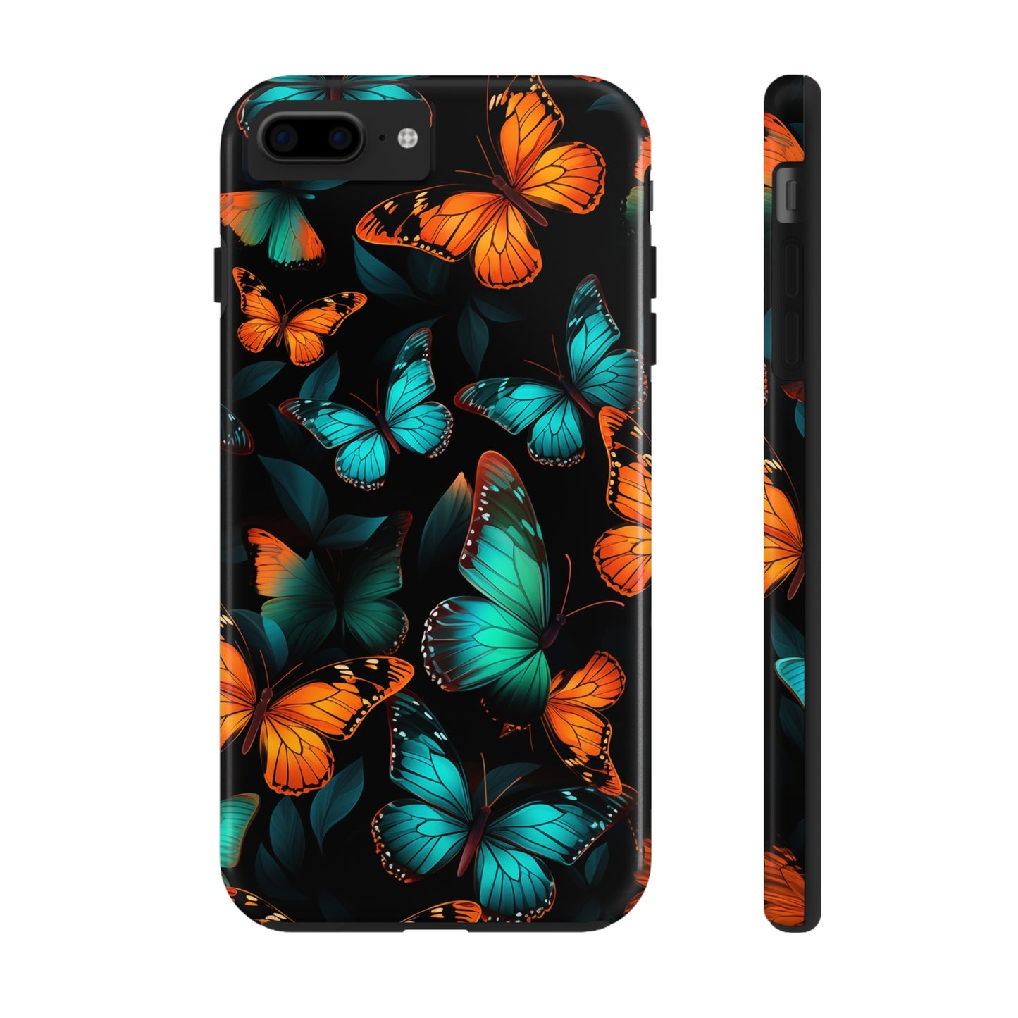 Butterflies #03, iPhone 7, 8, X, 11, 12, 13, 14, 15+ case.