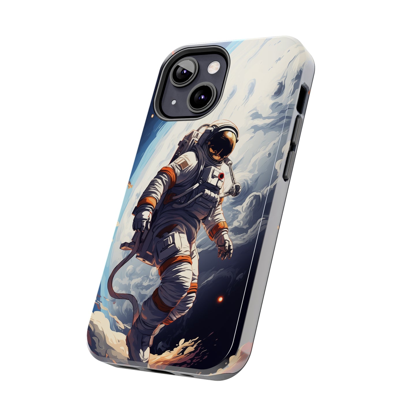 Astronaut #04, iPhone 7, 8, X, 11, 12, 13, 14, 15+ case.