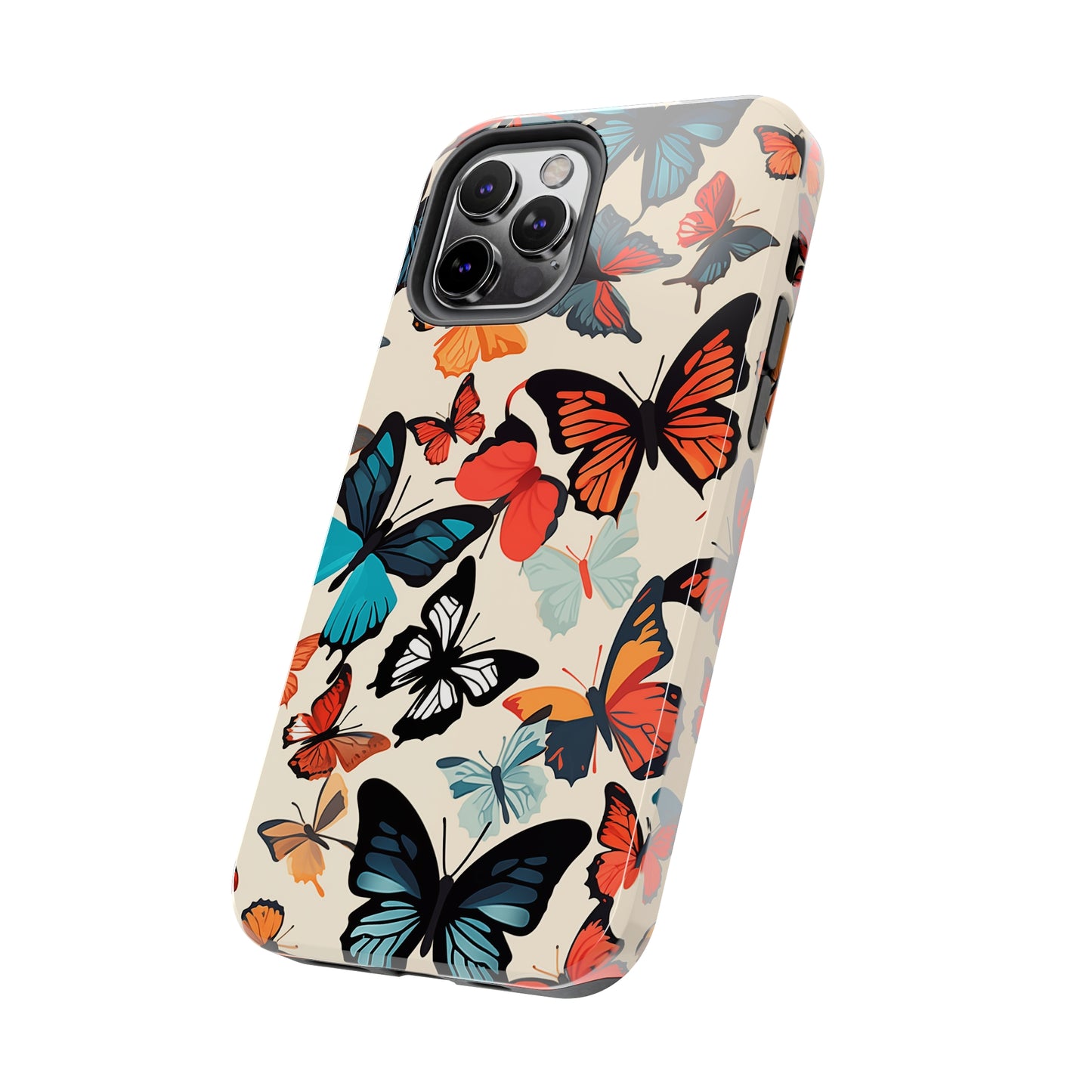 Butterflies #02, iPhone 7, 8, X, 11, 12, 13, 14, 15+ case.