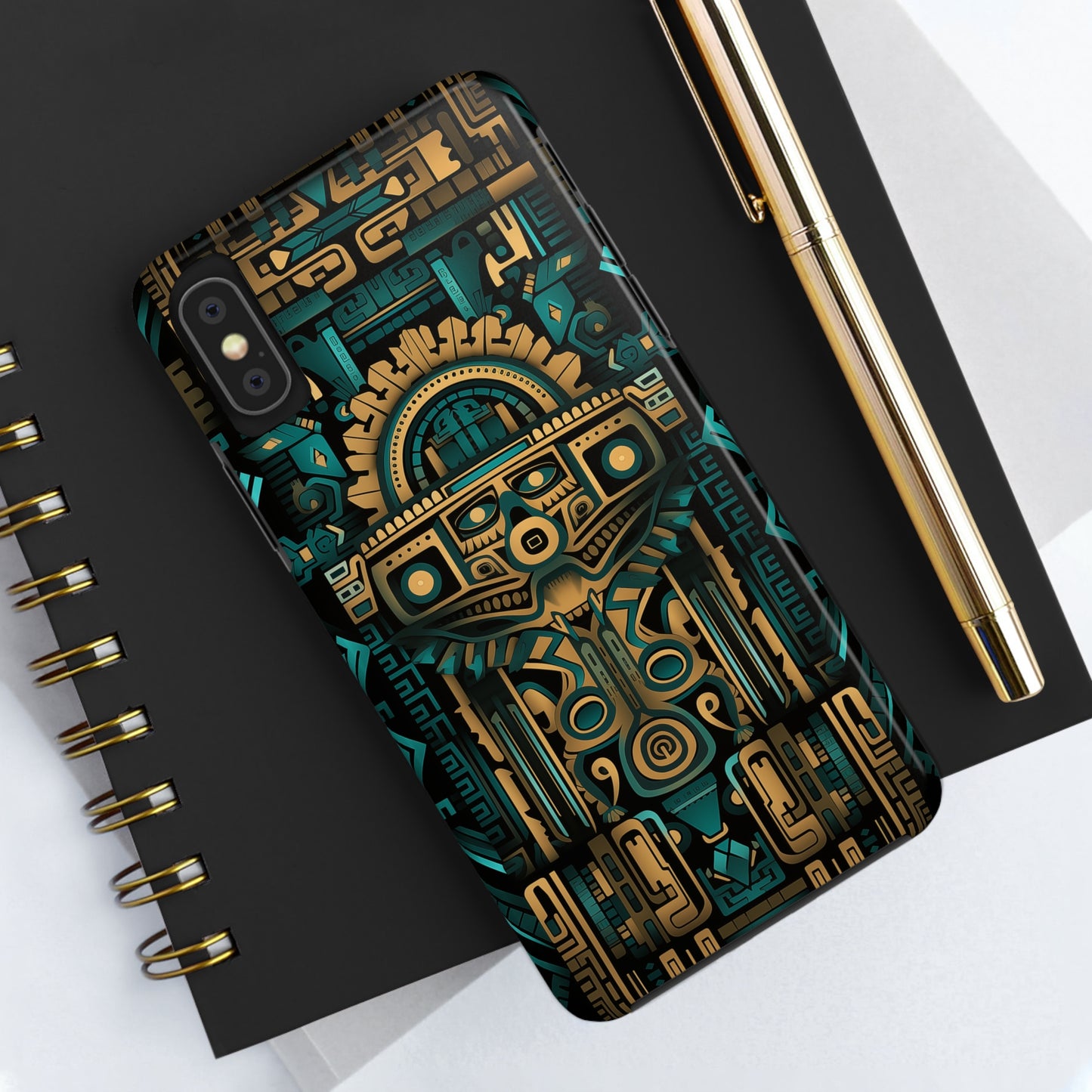 Aztec Vibes, iPhone 7, 8, X, 11, 12, 13, 14, 15+ case.