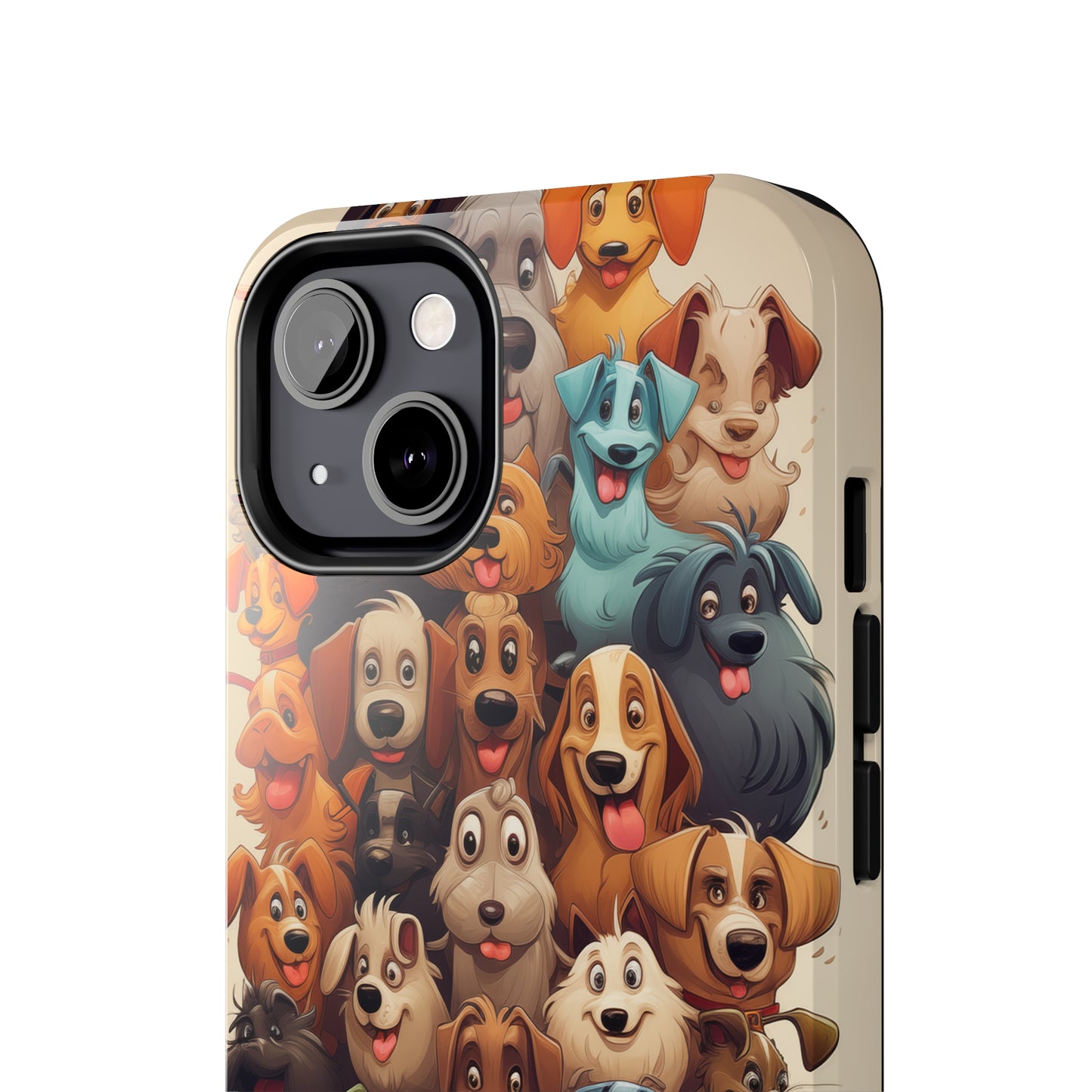 100 Dogs, iPhone 7, 8, X, 11, 12, 13, 14, 15+ case.