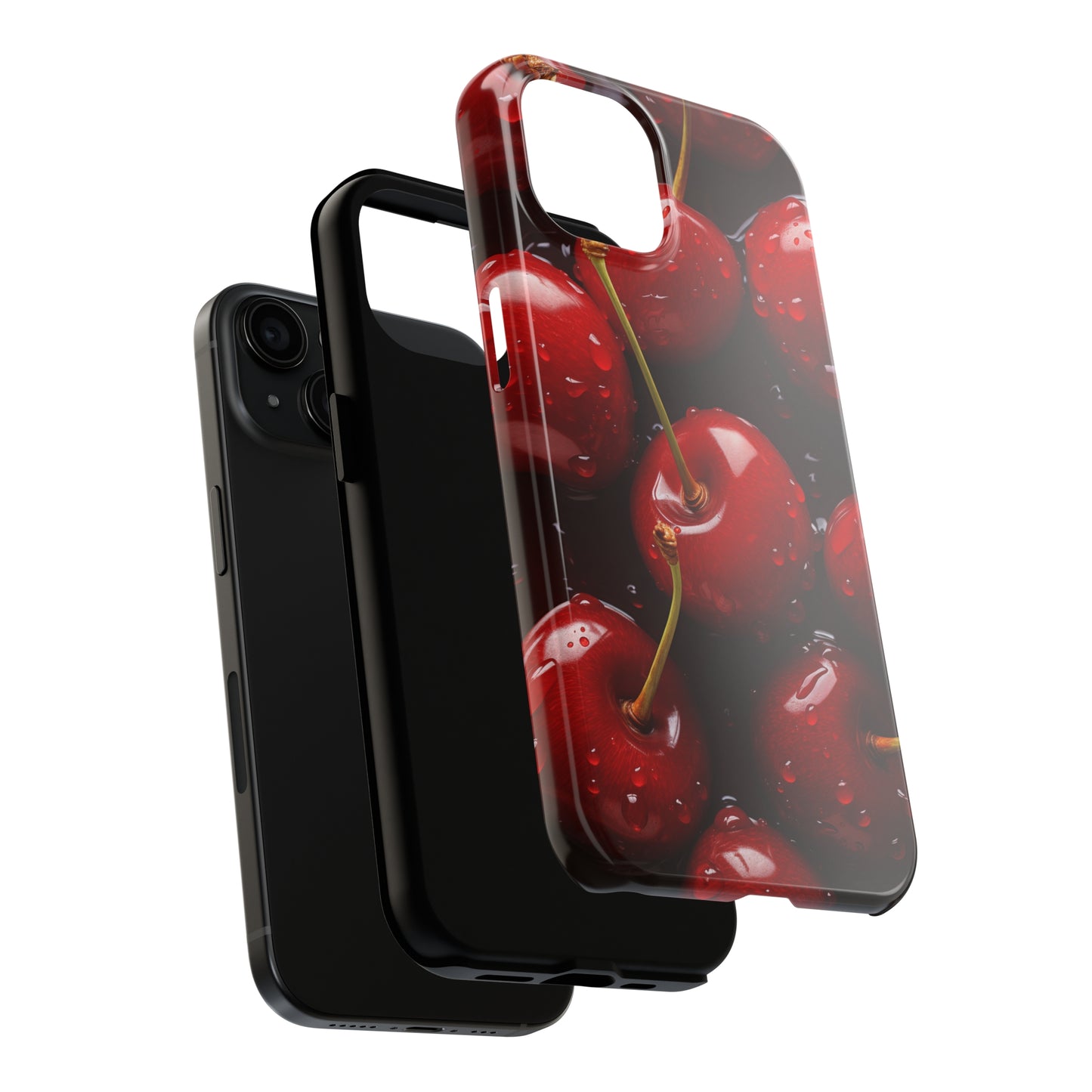 Cherries #07, iPhone 7, 8, X, 11, 12, 13, 14, 15+ case.