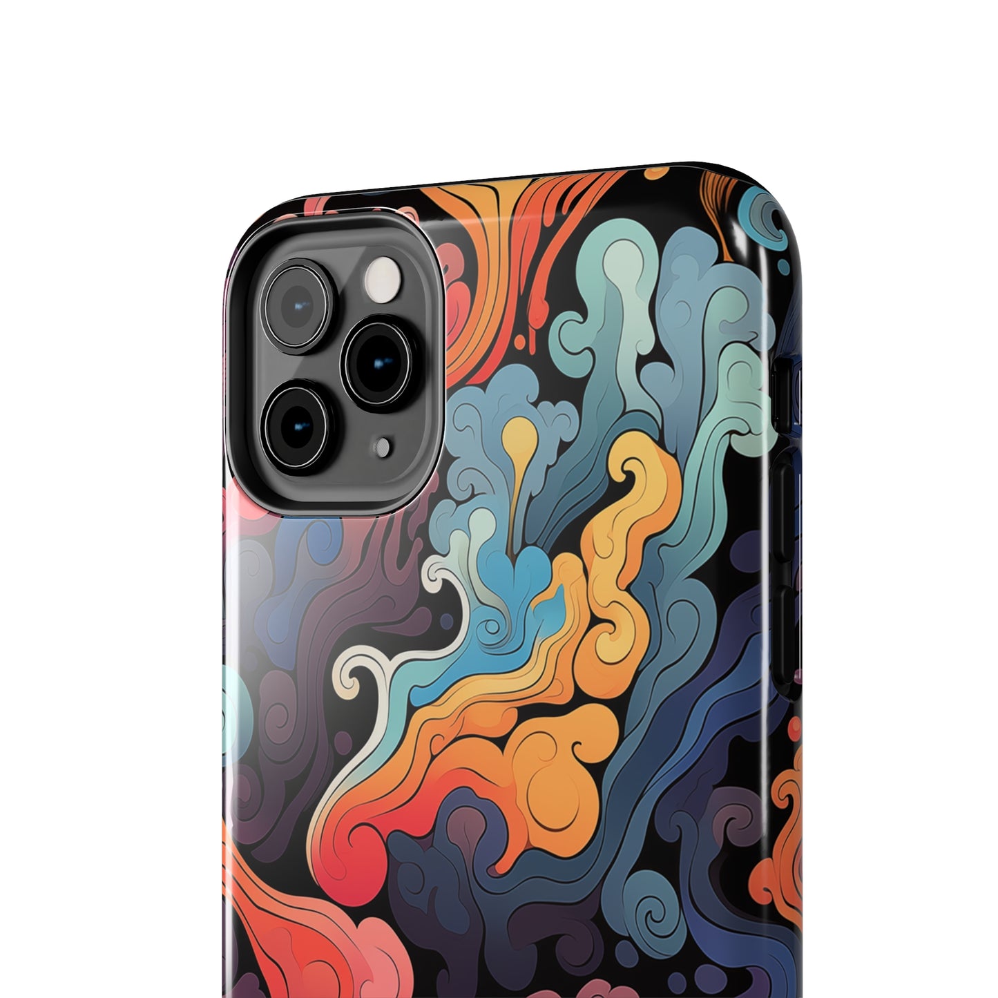 Abstract Swirls #05, iPhone 7, 8, X, 11, 12, 13, 14, 15+ case.