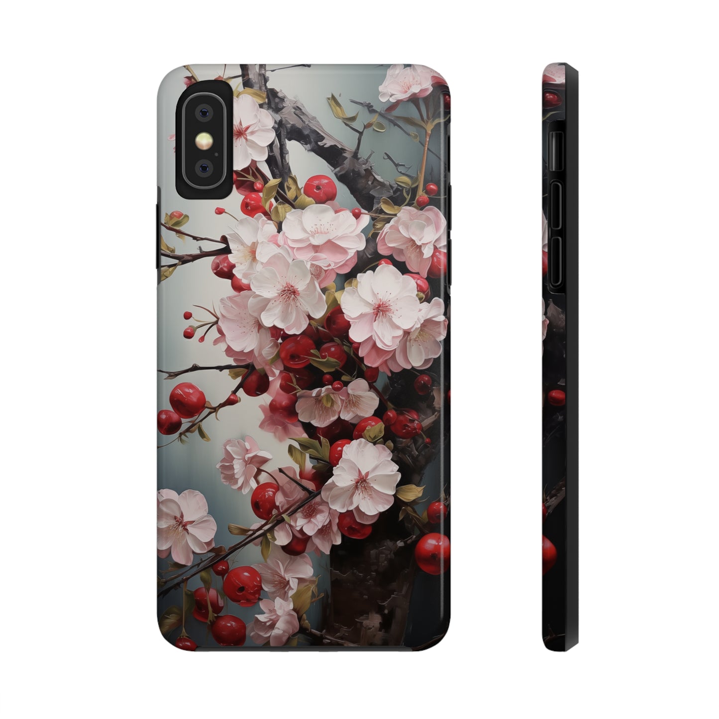 Cherries #08, iPhone 7, 8, X, 11, 12, 13, 14, 15+ case.