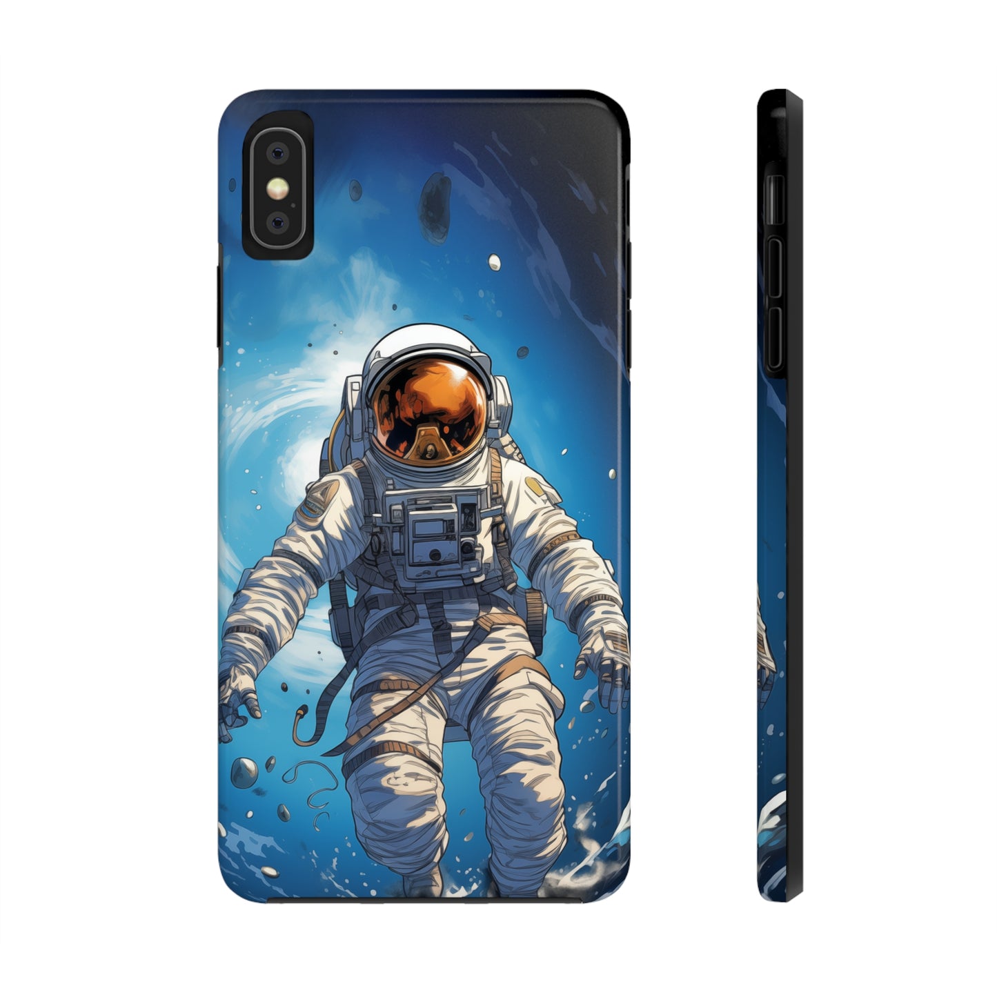 Astronaut #02, iPhone 7, 8, X, 11, 12, 13, 14, 15+ case.