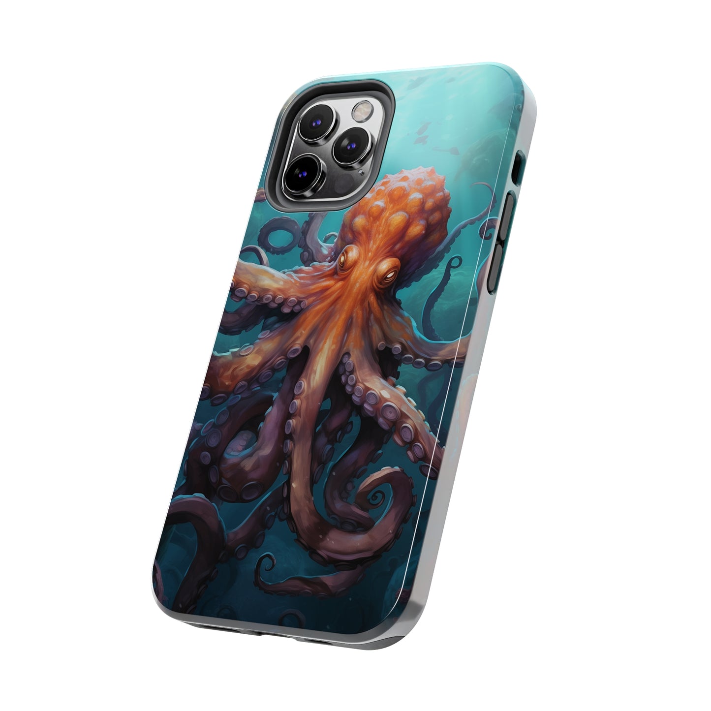 Octopus #02, iPhone 7, 8, X, 11, 12, 13, 14, 15+ case.