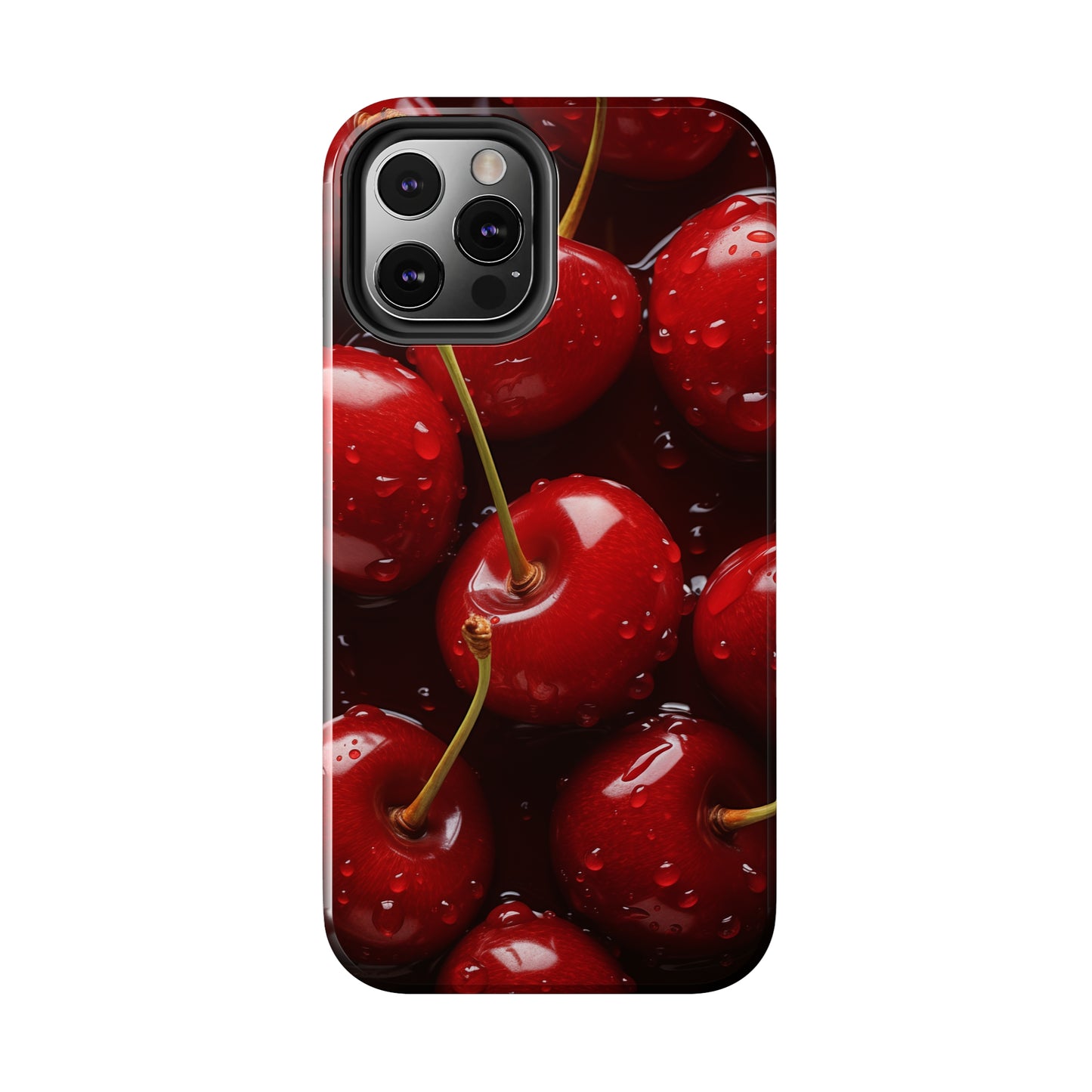 Cherries #07, iPhone 7, 8, X, 11, 12, 13, 14, 15+ case.