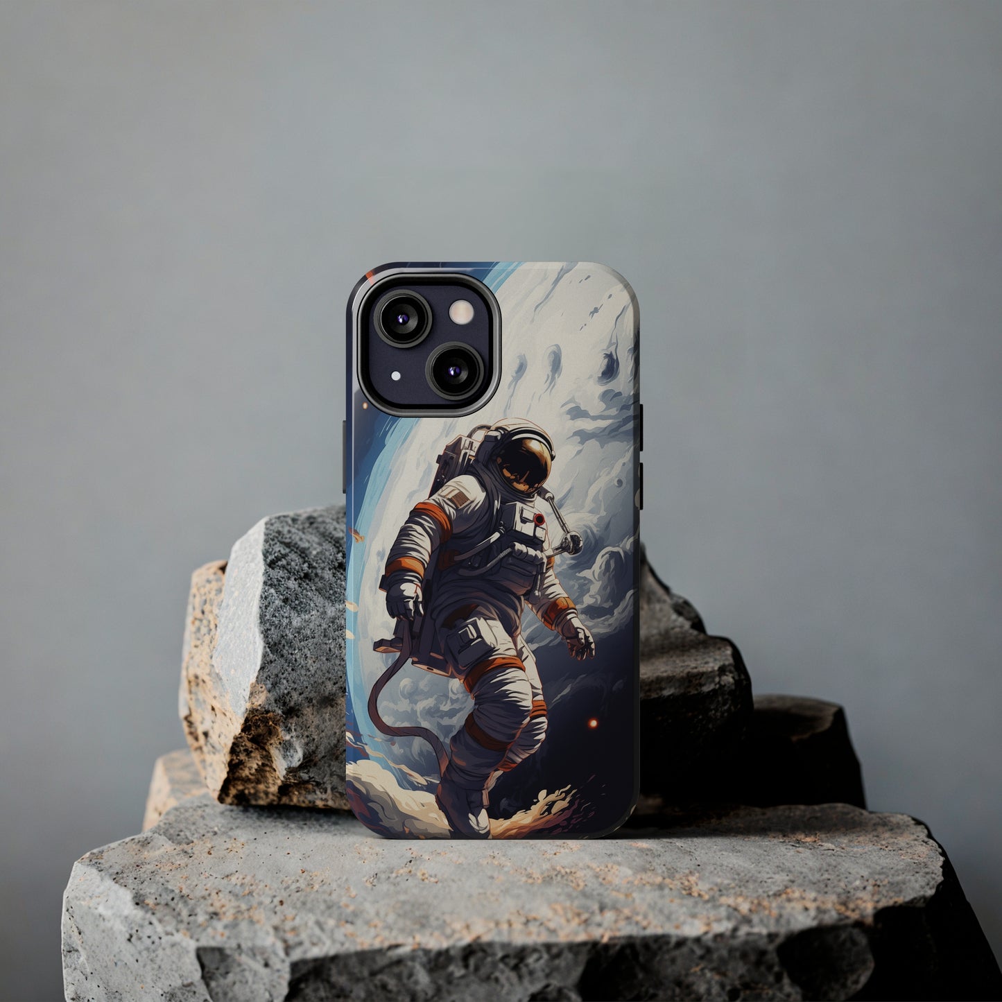 Astronaut #04, iPhone 7, 8, X, 11, 12, 13, 14, 15+ case.