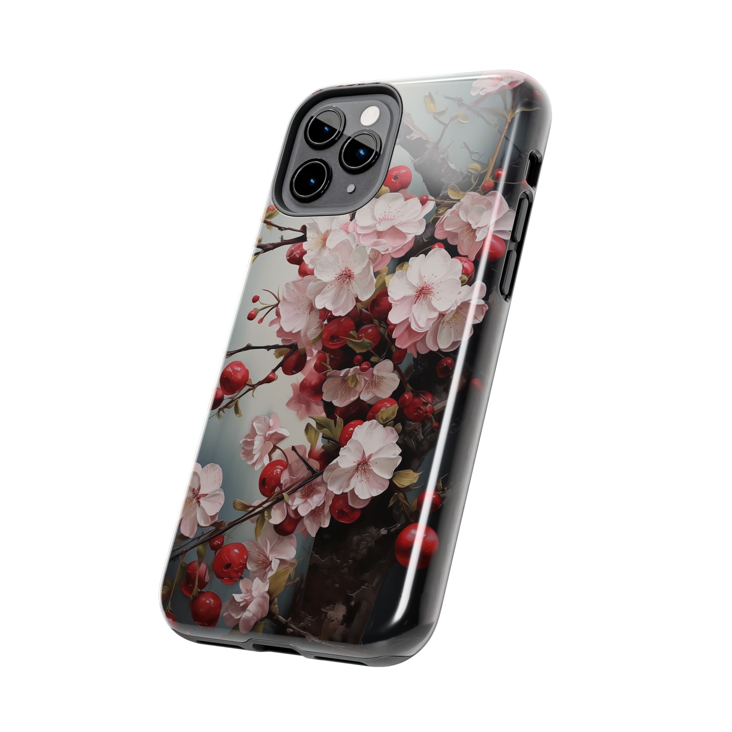 Cherries #08, iPhone 7, 8, X, 11, 12, 13, 14, 15+ case.