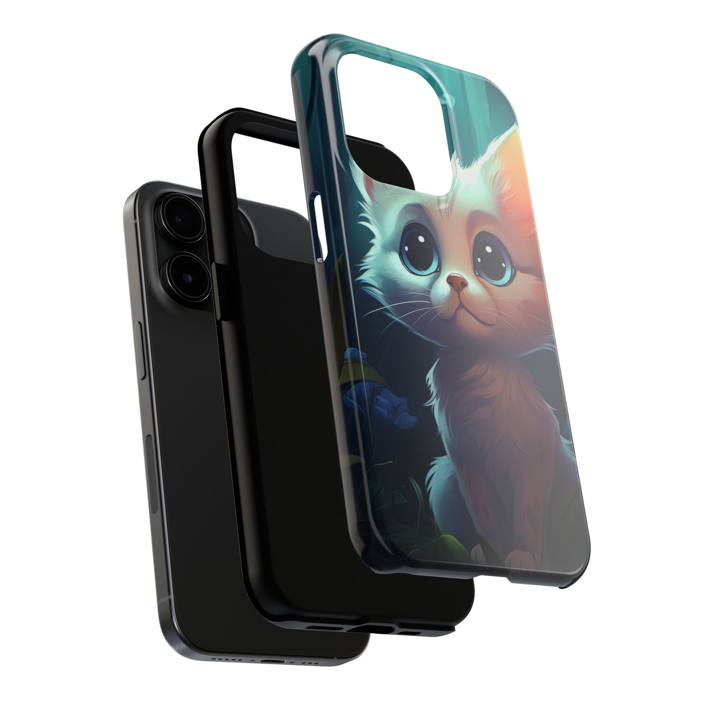 Kitten, iPhone 7, 8, X, 11, 12, 13, 14, 15+ case.