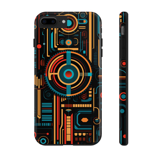 Futuristic #05, iPhone 7, 8, X, 11, 12, 13, 14, 15+ case.