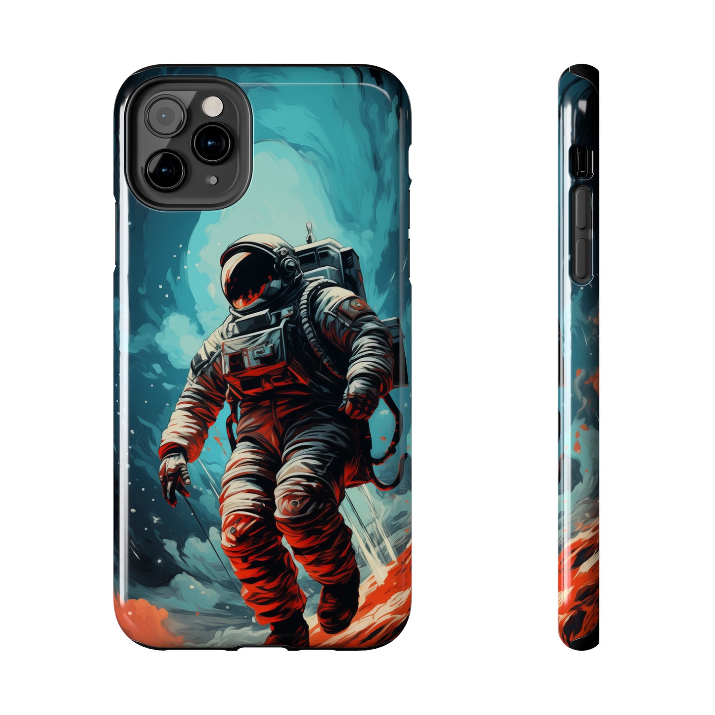 Astronaut #01, iPhone 7, 8, X, 11, 12, 13, 14, 15+ case.