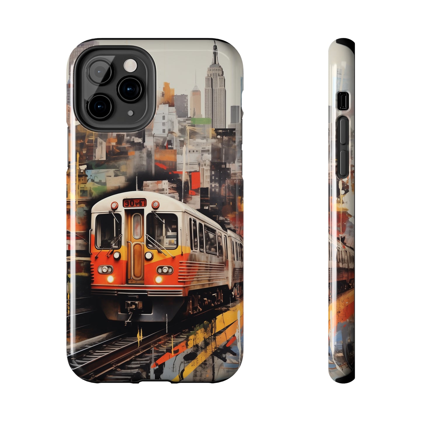 New York City, subway, iPhone 7, 8, X, 11, 12, 13, 14, 15+ case.