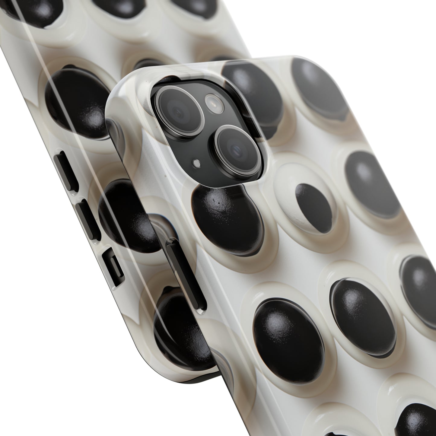 Dots, iPhone 7, 8, X, 11, 12, 13, 14, 15+ case.