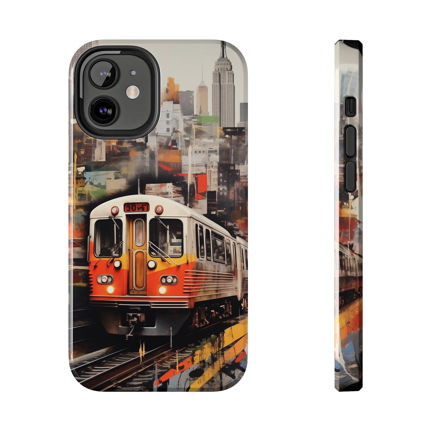 New York City, subway, iPhone 7, 8, X, 11, 12, 13, 14, 15+ case.