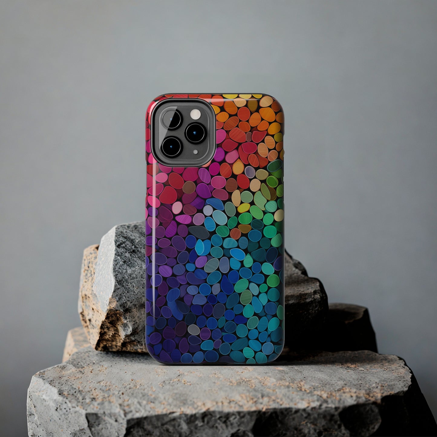 Rainbow Effect, iPhone 7, 8, X, 11, 12, 13, 14, 15+ case.