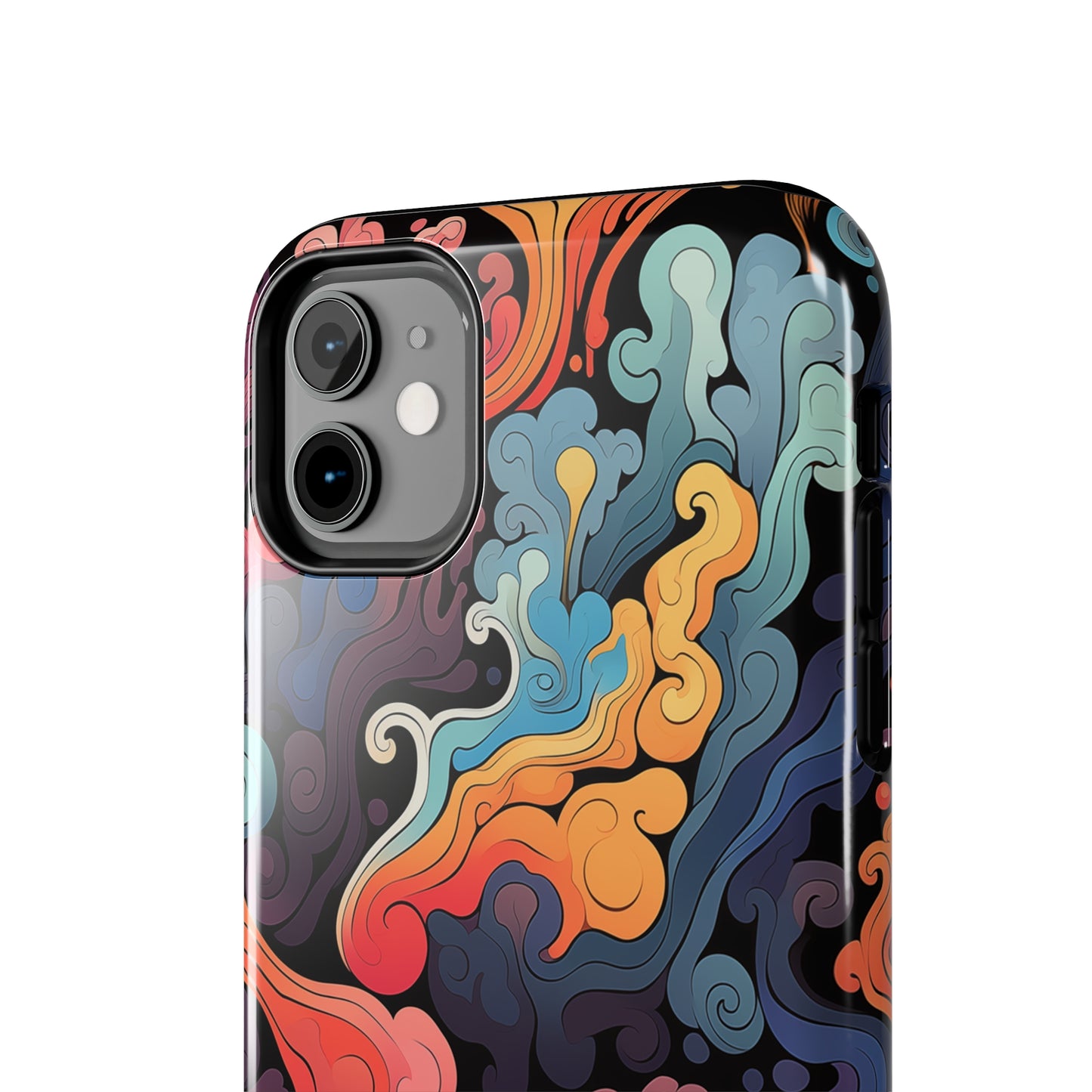 Abstract Swirls #05, iPhone 7, 8, X, 11, 12, 13, 14, 15+ case.