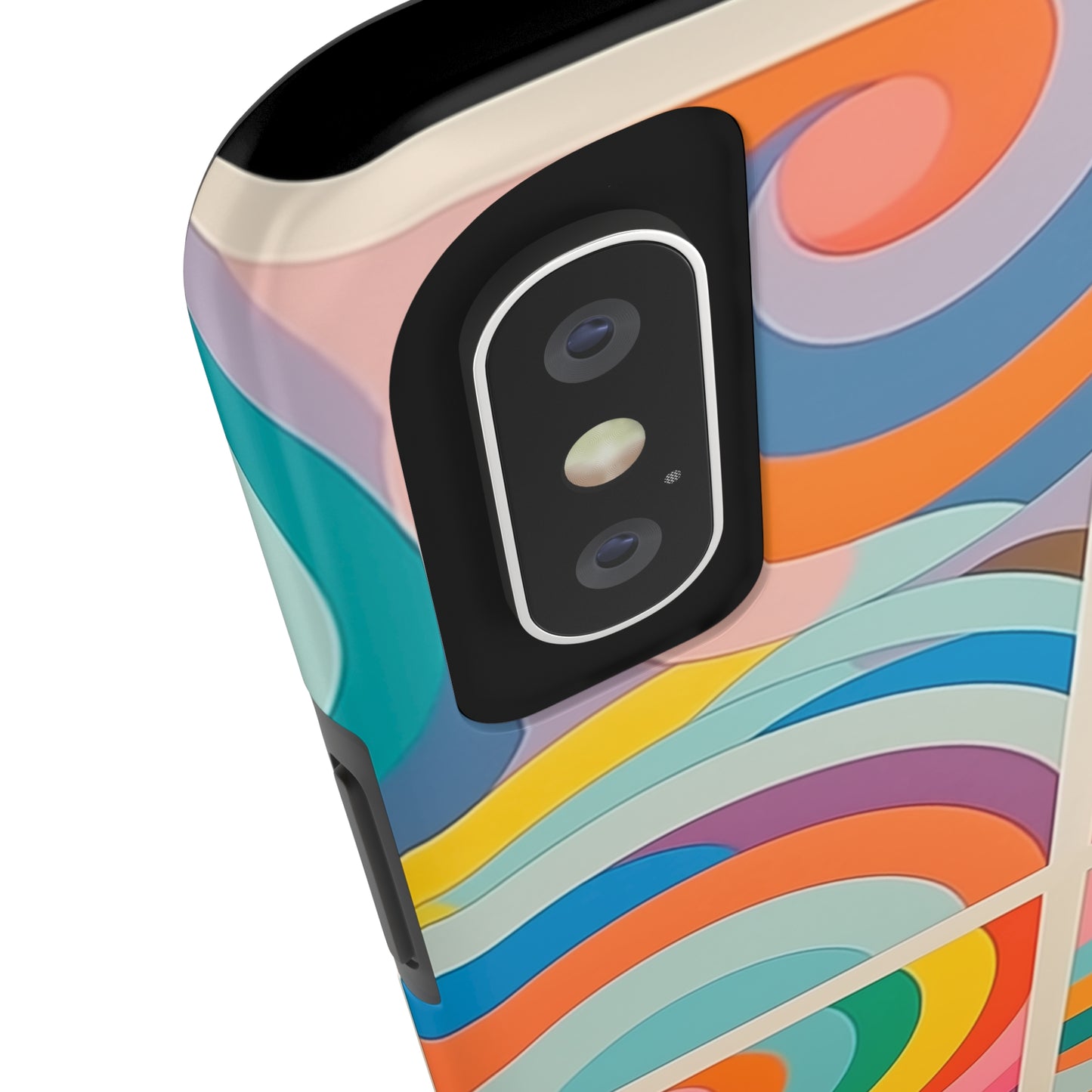 Abstract Colorful Lines #03, iPhone 7, 8, X, 11, 12, 13, 14, 15+ case.