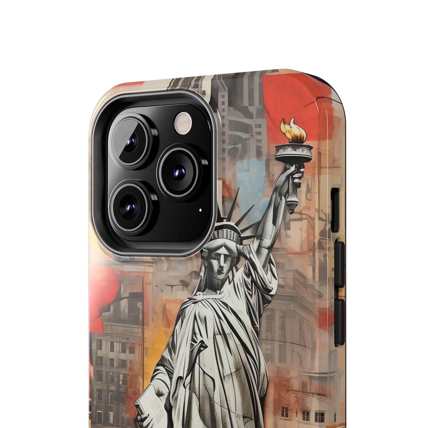 New York City, Statue of Liberty, iPhone 7, 8, X, 11, 12, 13, 14, 15+ case.