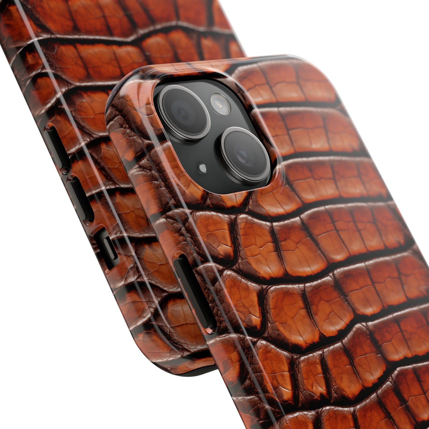 Alligator skin #04, iPhone 7, 8, X, 11, 12, 13, 14, 15+ case.