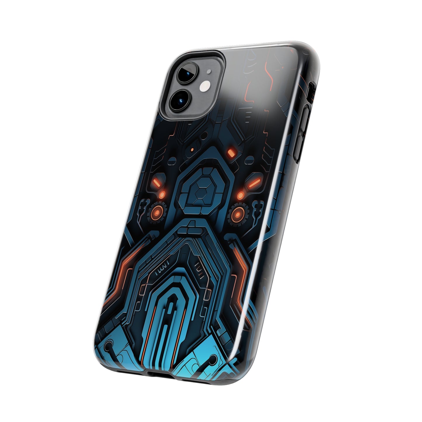 Futuristic #02, iPhone 7, 8, X, 11, 12, 13, 14, 15+ case.