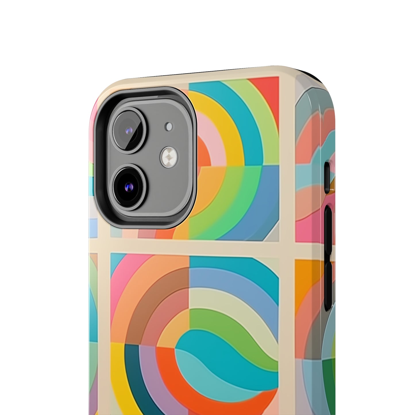 Abstract Colorful Lines #02, iPhone 7, 8, X, 11, 12, 13, 14, 15+ case.