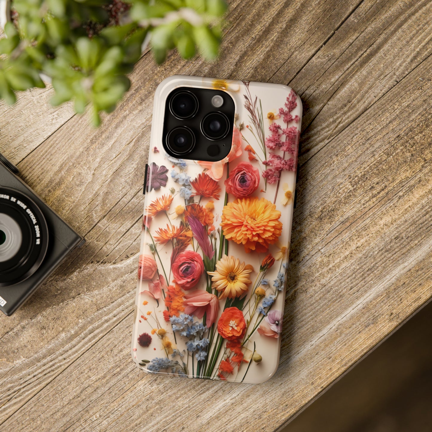 Dried Flowers #02, iPhone 7, 8, X, 11, 12, 13, 14, 15+ case.