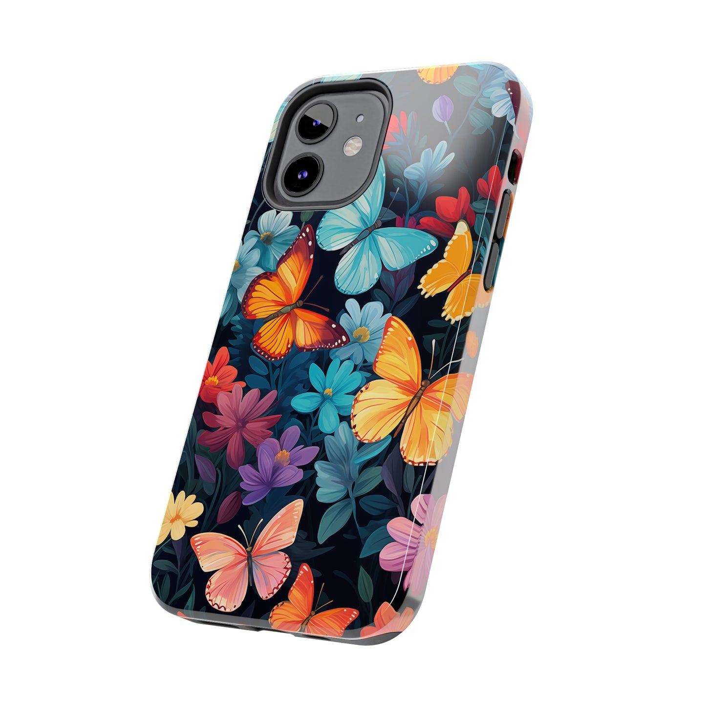 Butterflies #01, iPhone 7, 8, X, 11, 12, 13, 14, 15+ case.