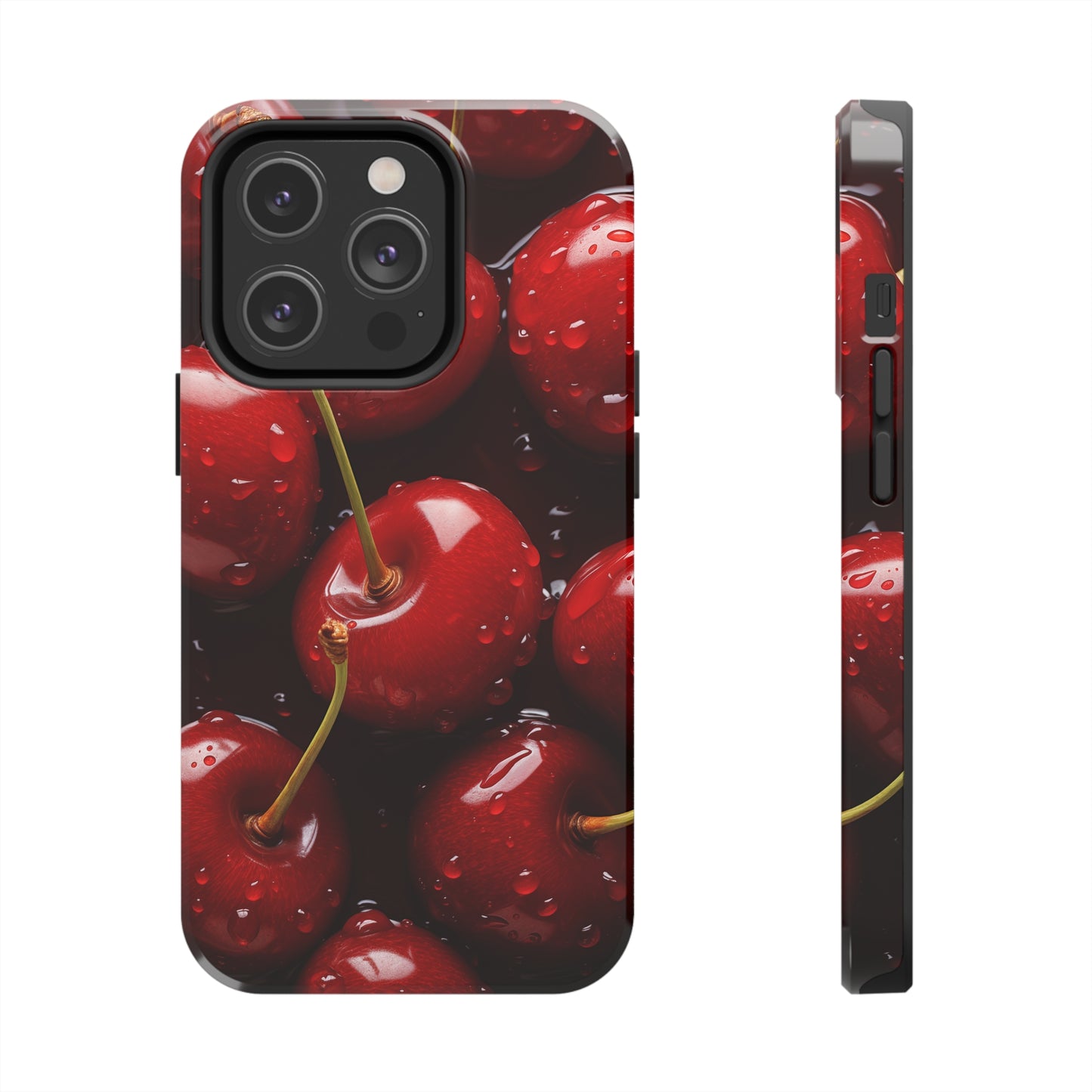 Cherries #07, iPhone 7, 8, X, 11, 12, 13, 14, 15+ case.