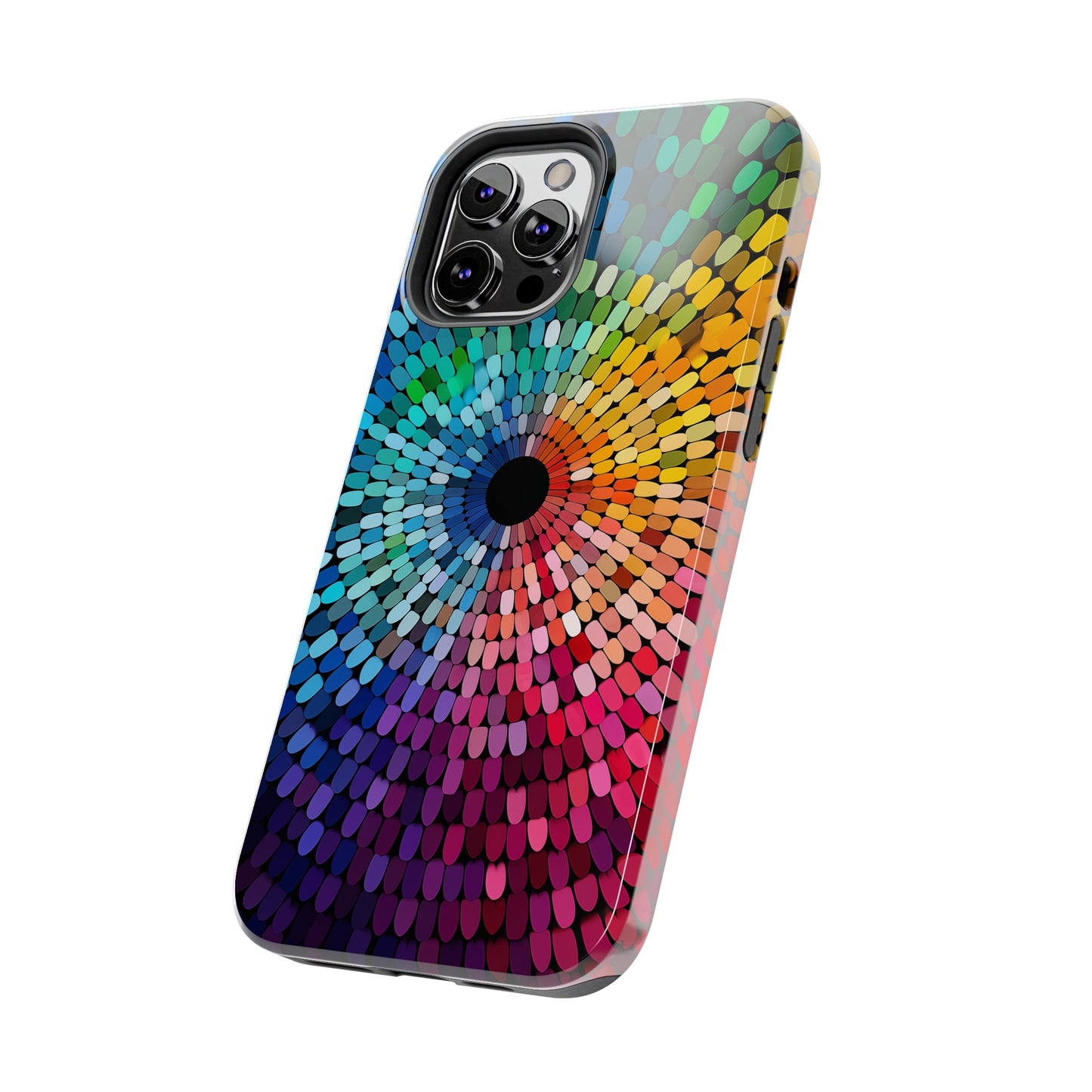 Rainbow Effect #02, iPhone 7, 8, X, 11, 12, 13, 14, 15+ case.