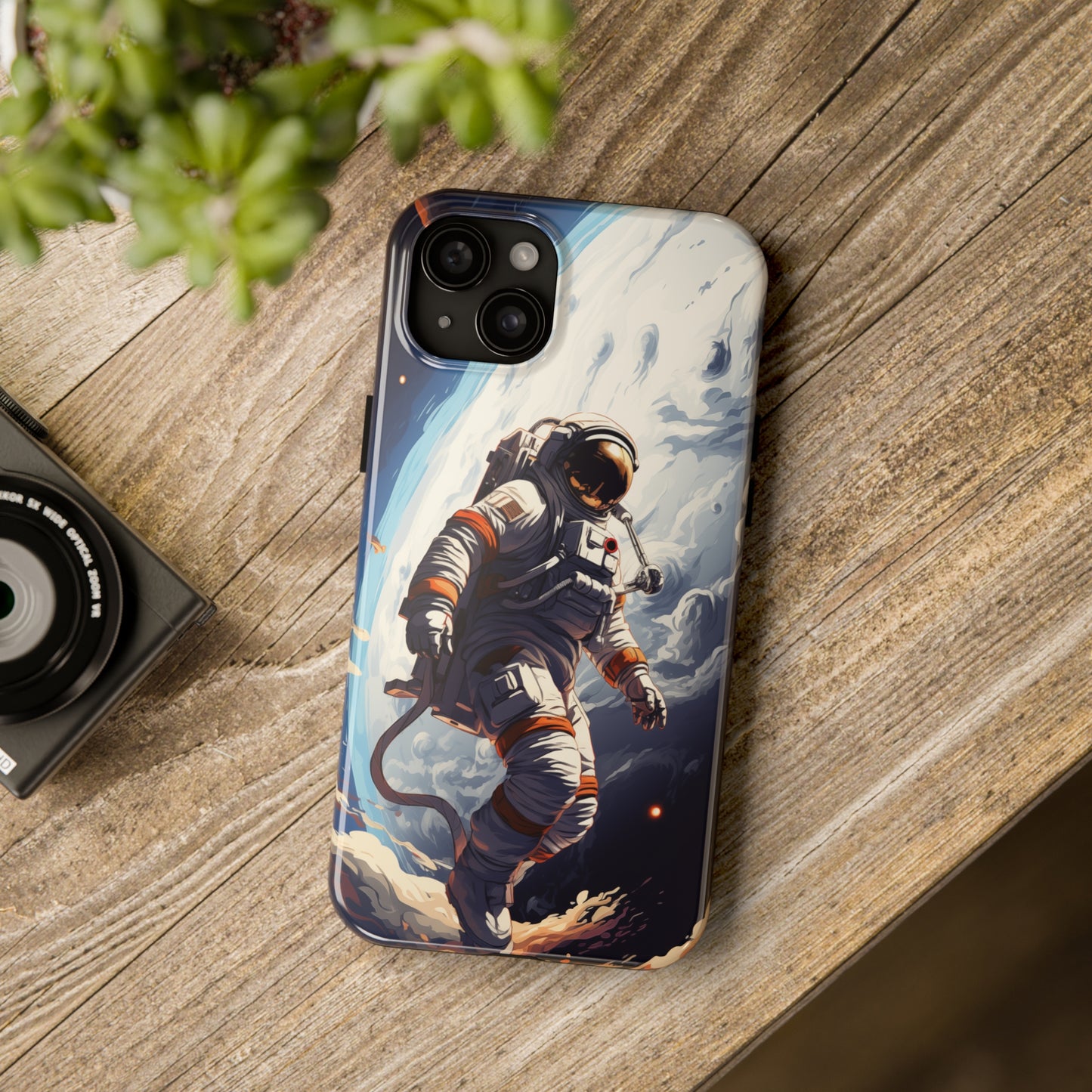 Astronaut #04, iPhone 7, 8, X, 11, 12, 13, 14, 15+ case.