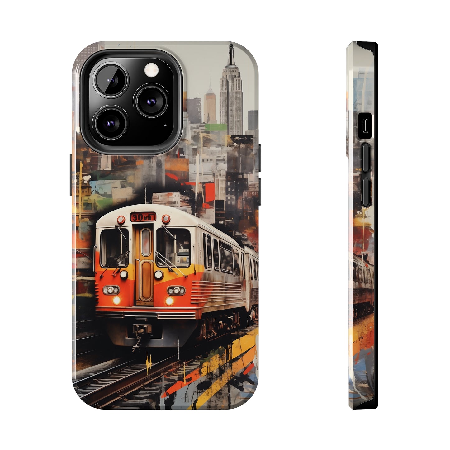 New York City, subway, iPhone 7, 8, X, 11, 12, 13, 14, 15+ case.