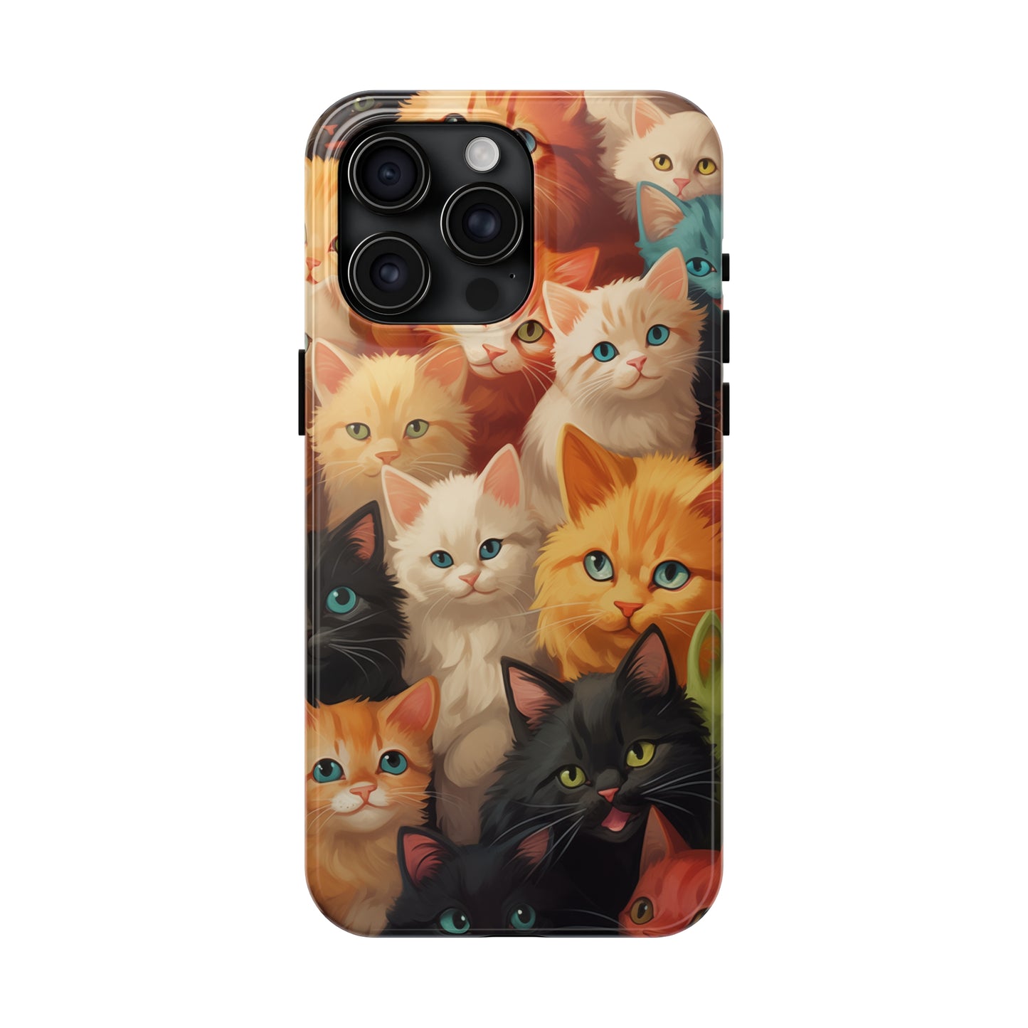 Kittens, iPhone 7, 8, X, 11, 12, 13, 14, 15+ case.