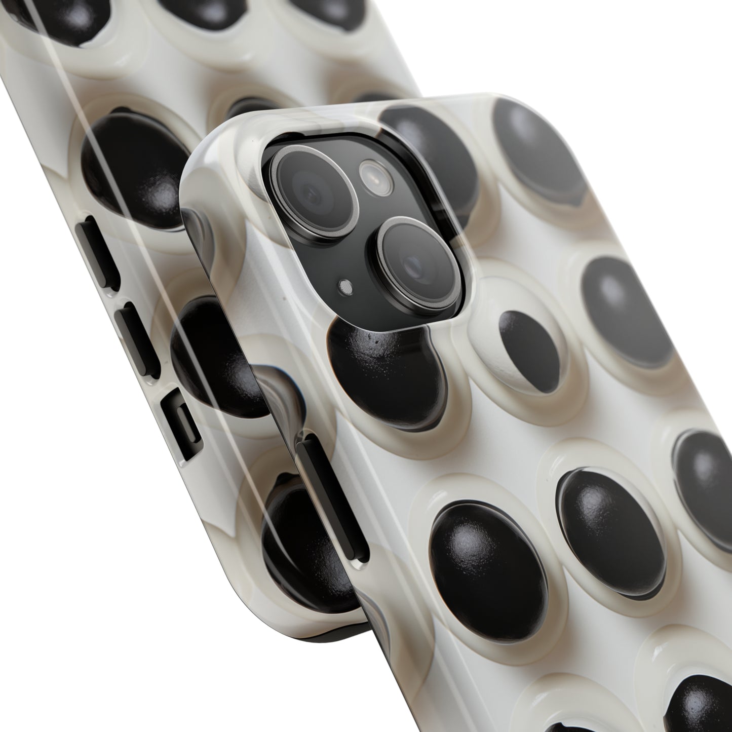 Dots, iPhone 7, 8, X, 11, 12, 13, 14, 15+ case.