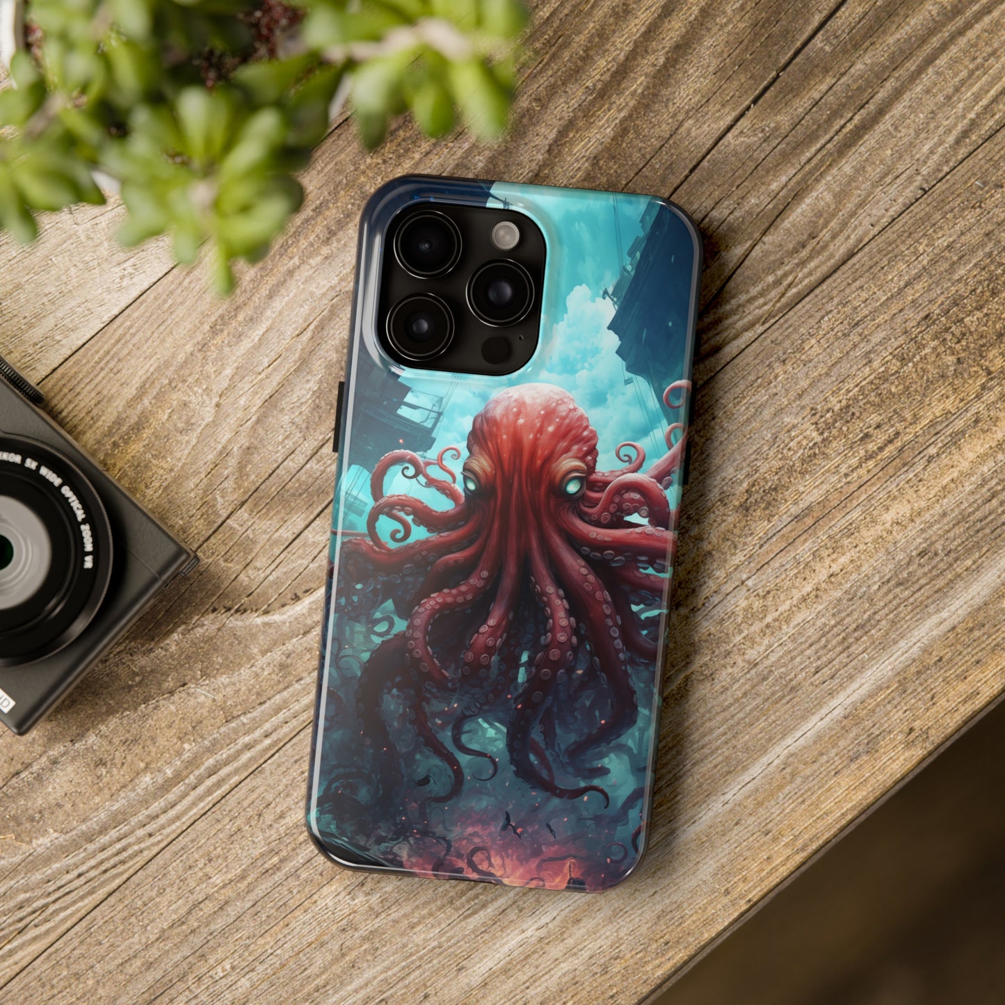 Octopus #01, iPhone 7, 8, X, 11, 12, 13, 14, 15+ case.